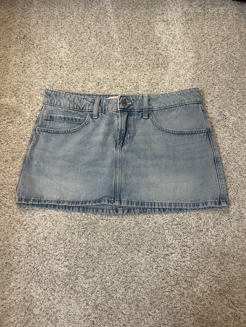 Hollister Denim Mini Skort